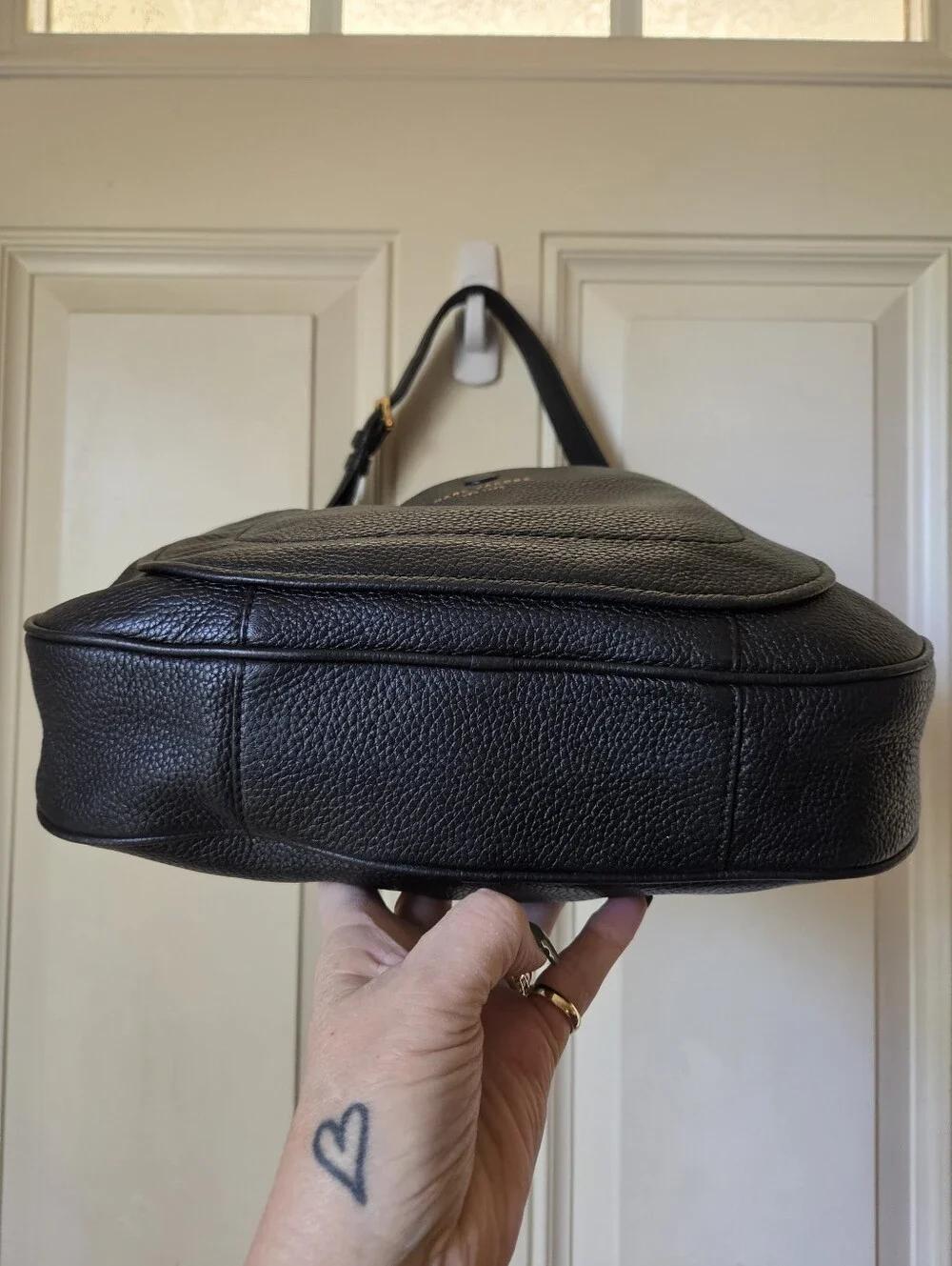 Marc Jacobs Empire City Blk. Pebbled Leather Hobo/Sh. Bag.🖤💛